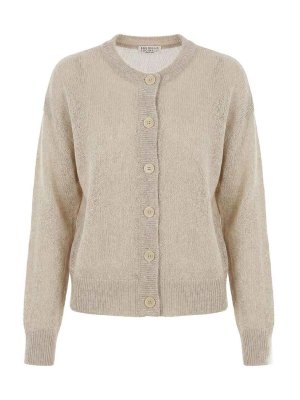 BRUNELLO CUCINELLI: Cardigans - Cardigan - Weiß