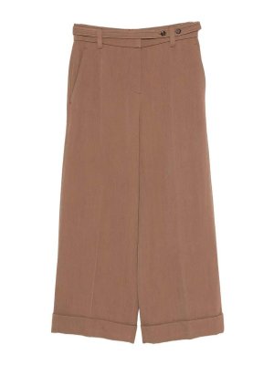 BRUNELLO CUCINELLI: Pantalons casual - Pantalons Décontractés - Rouge