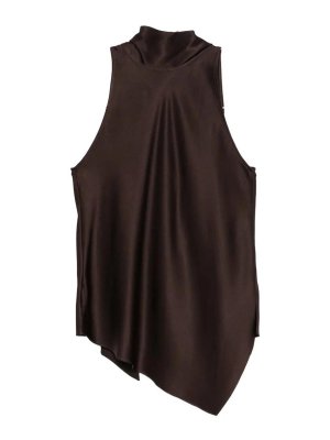 BRUNELLO CUCINELLI: Blusen - Bluse - Braun