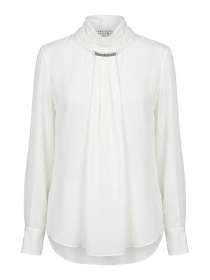 BRUNELLO CUCINELLI: Blouses - Blouse - Blanc