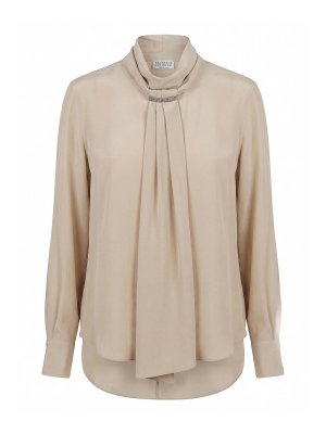 BRUNELLO CUCINELLI: Blusas - Blusa - Beis