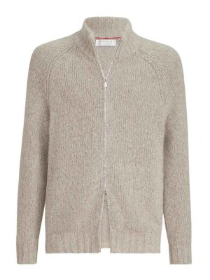 BRUNELLO CUCINELLI: Cárdigans - Cárdigan - Gris