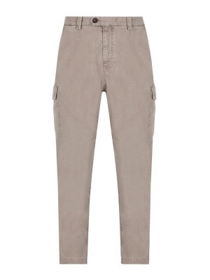 BRUNELLO CUCINELLI: カジュアルトラウザー - カジュアルパンツ - グレー