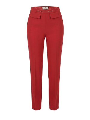 ELISABETTA FRANCHI: Pantalons casual - Pantalons Décontractés - Rouge