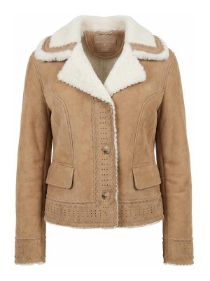 ERMANNO SCERVINO: Pelz und Shearling - Pelz - Creme