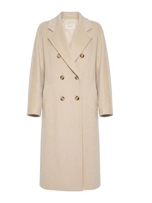 Max Mara: ニーレングスコート - 膝丈コート - ベージュ