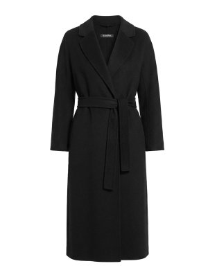 Max Mara: Abrigos semilargos - Abrigo Midi - Negro