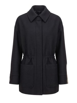 PATRIZIA PEPE: Abrigos semilargos - Abrigo Midi - Negro