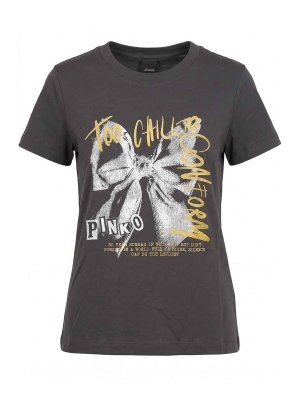 Pinko: T-shirts - T-Shirt - Grau