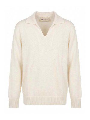 VALENTINO GARAVANI: Pull col rond - Pull Col Rond - Blanc