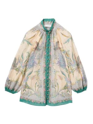 ZIMMERMANN: Blusas - Blusa - Crema