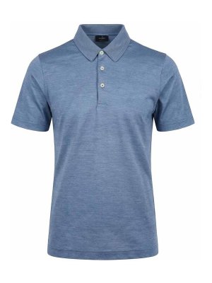 BARBA NAPOLI: Poloshirts - Poloshirt - Hellblau