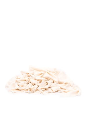 ELISABETTA FRANCHI: Bufandas y pañuelos - Bufanda - Crema