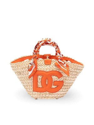 DOLCE & GABBANA: Handtaschen - Shopper - Orange