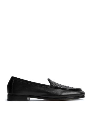 BOTTEGA VENETA: ロファー＆スリッパ - ローファー - 黒