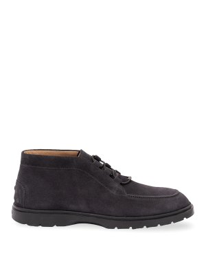 TOD'S: boots - Desert Boots In Suede