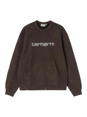 CARHARTT: スウェット＆セーター - スウェットシャツ/セーター - ブラウン