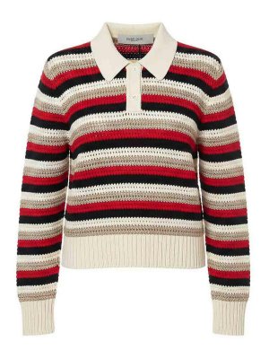 GOLDEN GOOSE: polo shirts - Journey Ws Knit Cropped Polo