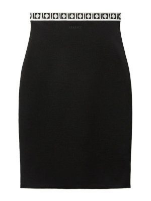 VERSACE: gonne al ginocchio  e longuette - Gonna in maglia