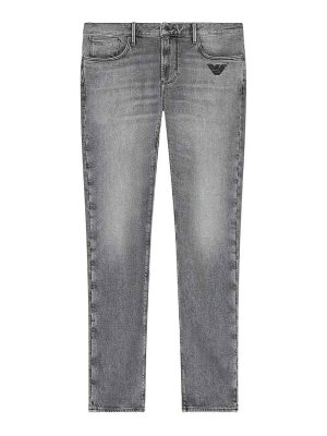 EMPORIO ARMANI: Jeans Rectos - Vaqueros Rectos - Gris