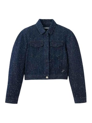 JACQUEMUS: denim jacket - The Ovalo Denim Jacket