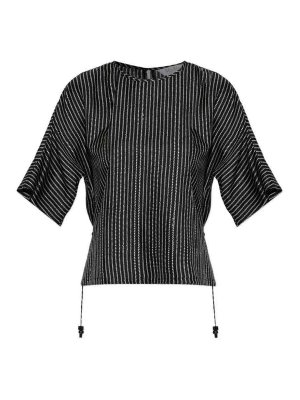 Max Mara: blouses - Mxmnordica Printed Silk Blouse