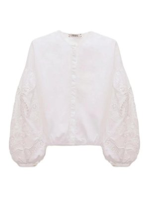 DOROTHEE SCHUMACHER: bluse - Camicetta di bellezza ricamata