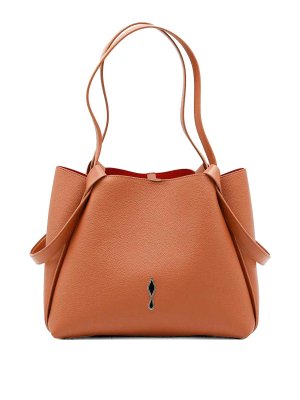 CHRISTIAN LOUBOUTIN: トートバッグ - トートバッグ - ブラウン