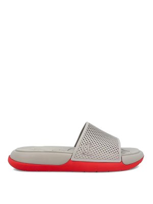 CHRISTIAN LOUBOUTIN: Chanclas de playa - Chanclas - Gris