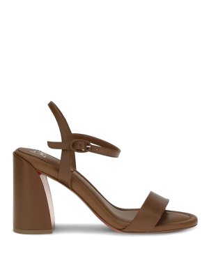 CHRISTIAN LOUBOUTIN: Sandalen - Sandalen - Braun