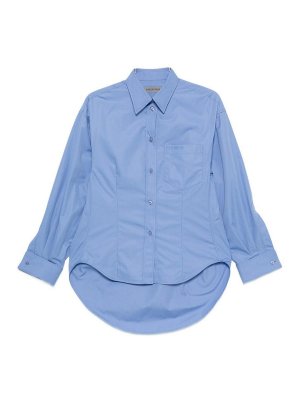 BALENCIAGA: シャツ - シャツ - ライトブルー