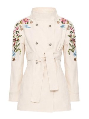 VALENTINO GARAVANI: denim jacket - Embroidered Denim Jacket
