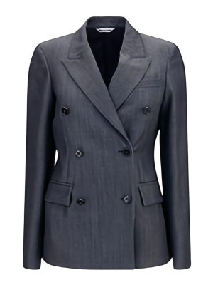 BALENCIAGA: Blazer - Blazer - Blau