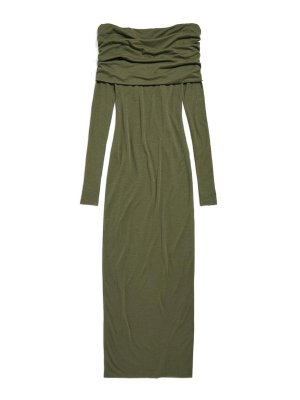 BALENCIAGA: ニーレングスドレス - 膝丈ドレス - 緑