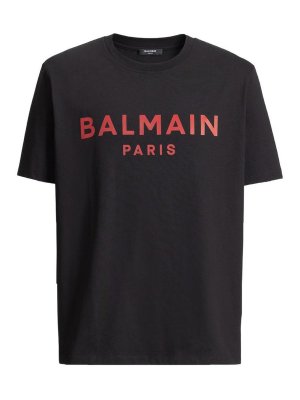 Balmain: T-shirts - T-Shirt - Schwarz