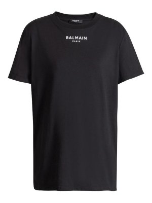 Balmain: T-shirts - T-Shirt - Schwarz
