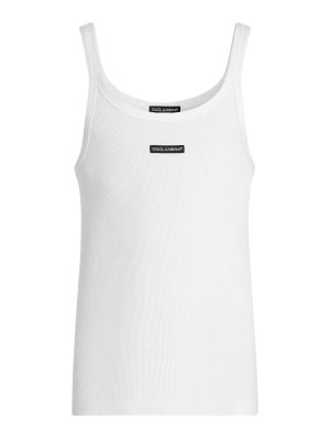 DOLCE & GABBANA: Tops & Tank tops - Cotton Tank Top With Print