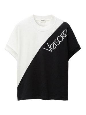 VERSACE: t-shirts - T-Shirt Vintage Light Stretch Cotton Jersey