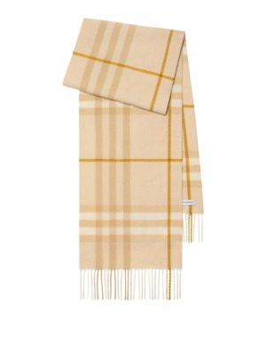 BURBERRY: Écharpes - Écharpe - Jaune