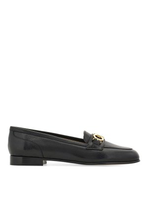SALVATORE FERRAGAMO: ロファー＆スリッパ - ローファー - 黒