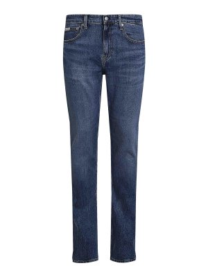 CALVIN KLEIN: jeans dritti, a sigaretta - Jeans Blu