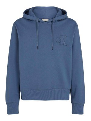 CALVIN KLEIN: Sweatshirts & Pulls - Sweat-Shirts - Bleu