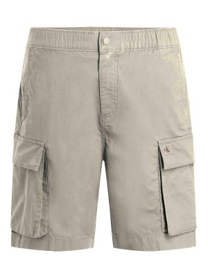 CALVIN KLEIN: Trousers Shorts - Beige shorts