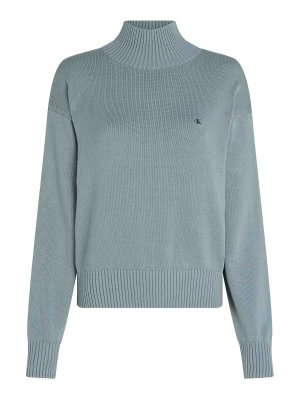 CALVIN KLEIN: Col roulé & Col polo - Pull Col Roulé - Bleu