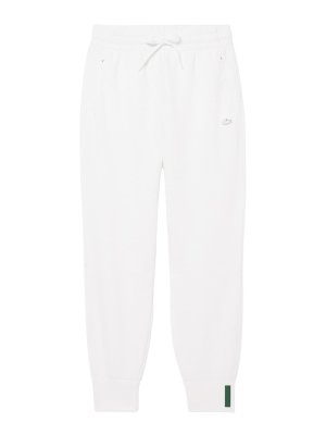 LACOSTE: Pantalons de survêtement  - Pantalons De Sport - Blanc