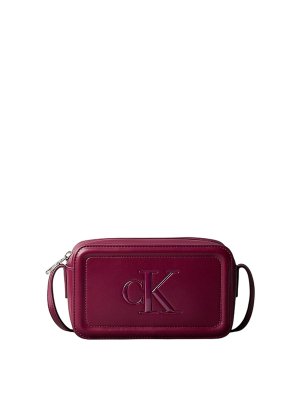 CALVIN KLEIN: Handtaschen - Shopper - Dunkelrot