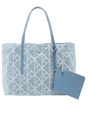 CALVIN KLEIN: pochette - Borsa  Azzurro