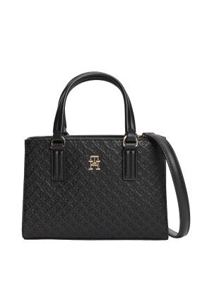 TOMMY HILFIGER: Handtaschen - Shopper - Schwarz