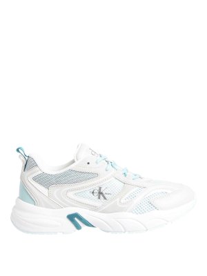 CALVIN KLEIN: Chaussures de sport - Baskets - Blanc
