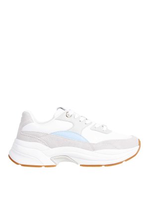 TOMMY HILFIGER: Chaussures de sport - Baskets - Blanc